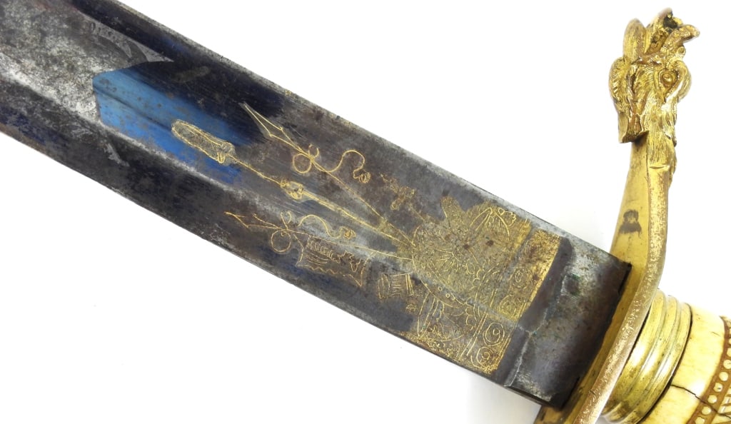 Eagle Pommel Sword and Scabbard - 9