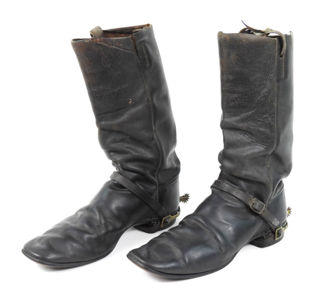 Civil War-era Cavalry Boots and Spurs (1 of 9)