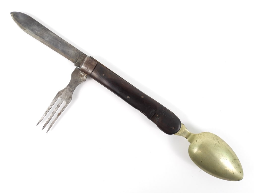 Civil War Combination Knife, Fork, and Spoon - 2