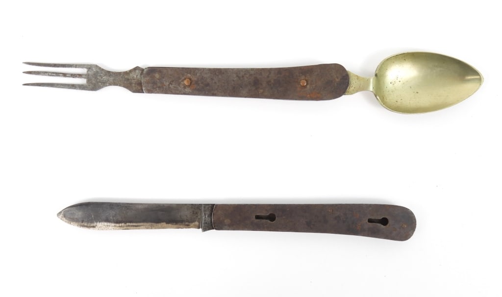 Civil War Combination Knife, Fork, and Spoon - 4