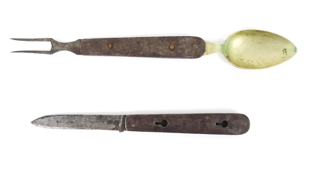 Civil War Combination Knife, Fork, and Spoon - 4