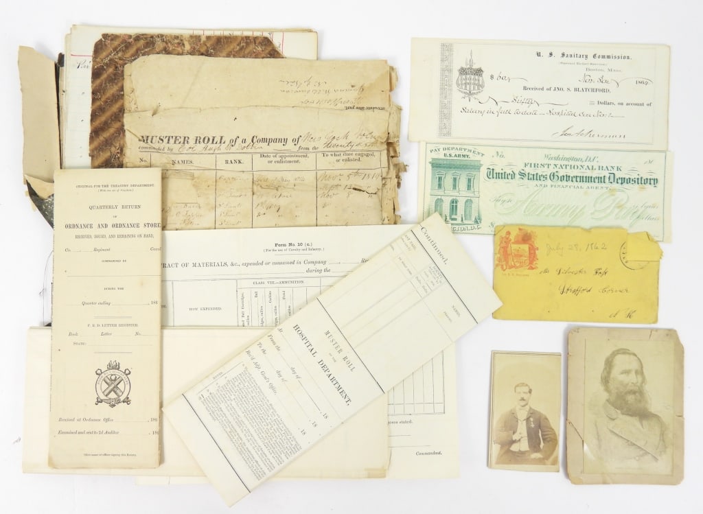 Group of 19th Century Military Documents (1 of 14)