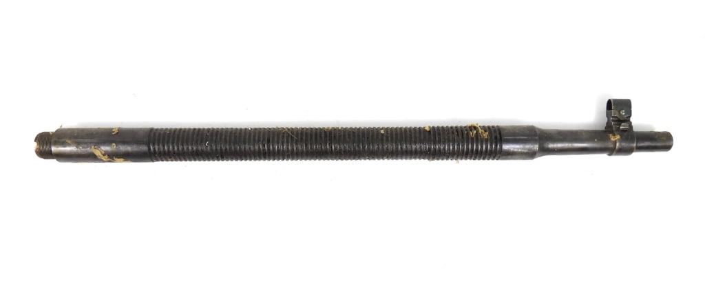 Model 1895/14 Colt-Browning "Potato Digger" Barrel: .30-06-caliber, blued finish, marked "BROWNING PATENTS./PATENTED IN THE UNITED STATES/JULY 30. AUGUST 20. 1895." and "CAL .30/No. 16878/A", with a front sight and sight hood. United States Overall