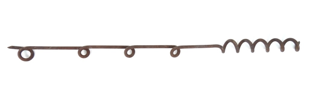 WWI Barbed Wire Screw Post - 2
