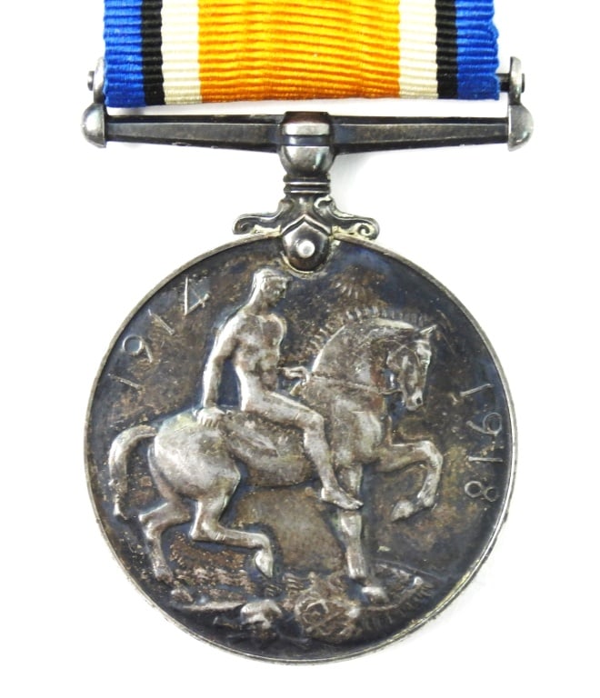 Two WWI British War Medals I'D - 3