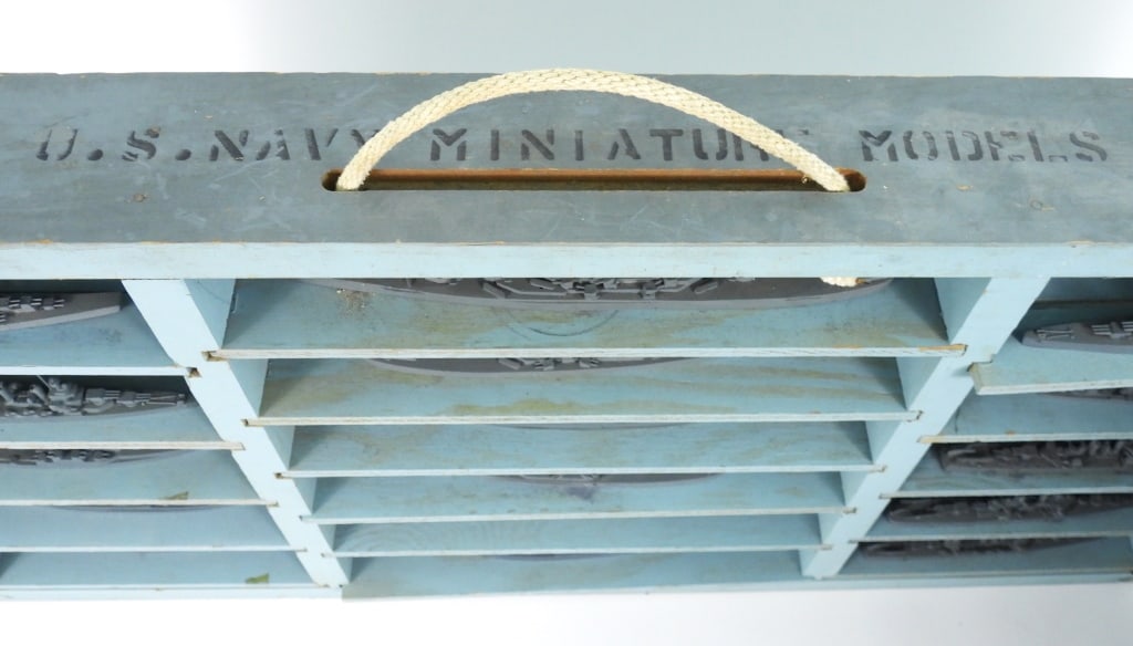WWII U.S. Navy Miniature Ship Models - 2