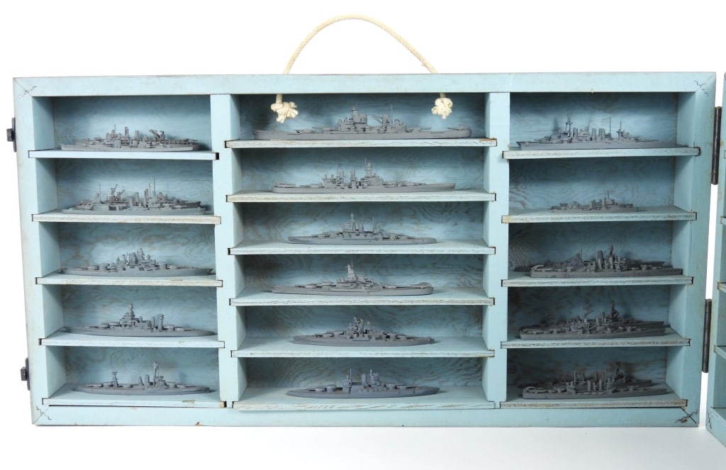 WWII U.S. Navy Miniature Ship Models - 3