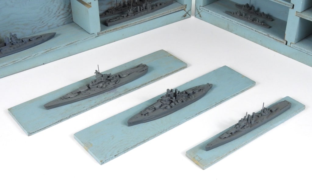 WWII U.S. Navy Miniature Ship Models - 5