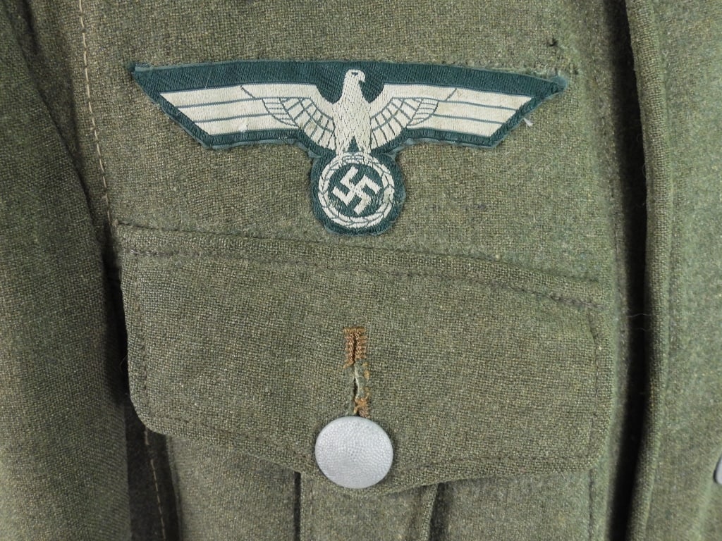 WWII German Model 40 Army Tunic - 8
