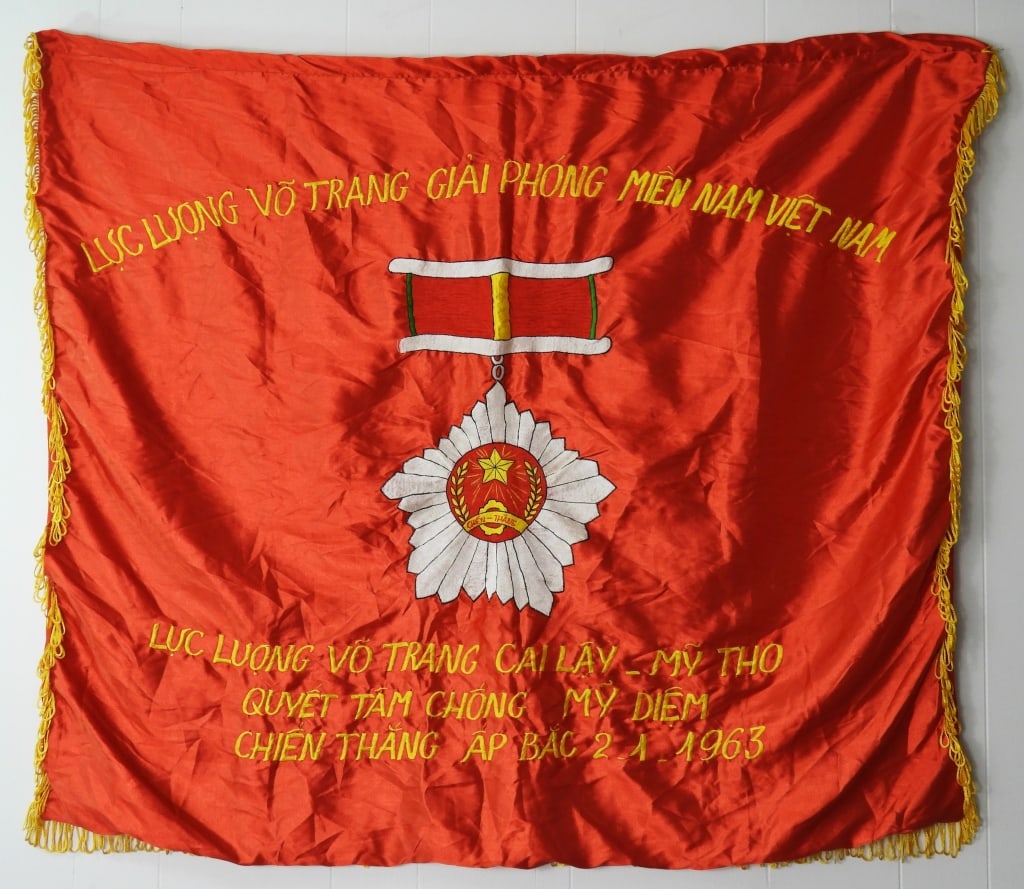 Vietnam NLF/Viet Cong Battle of Ap Bac Flag (1 of 3)