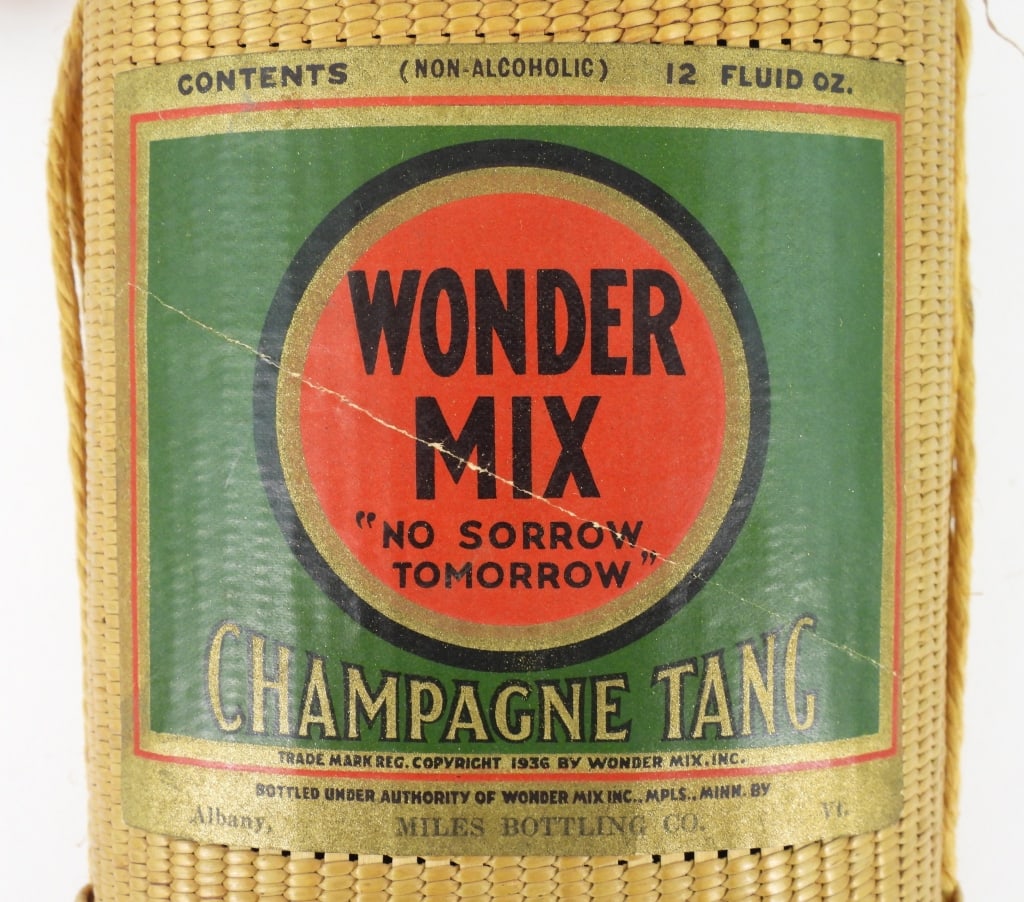 Wonder Mix Wicker-Covered Flask - 2