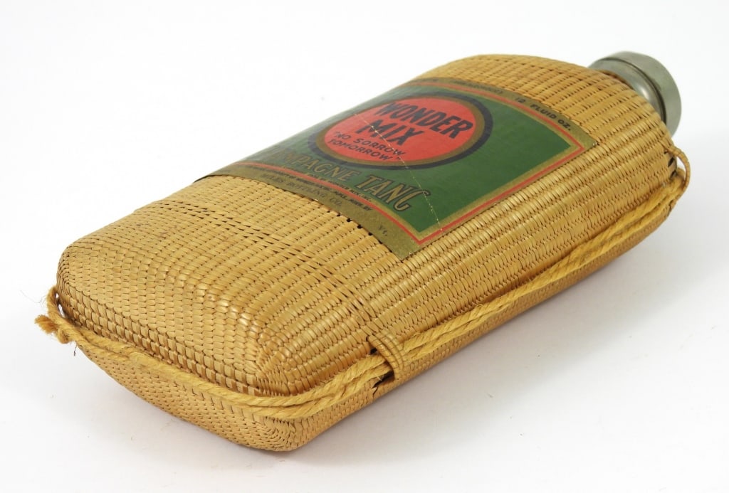 Wonder Mix Wicker-Covered Flask - 3