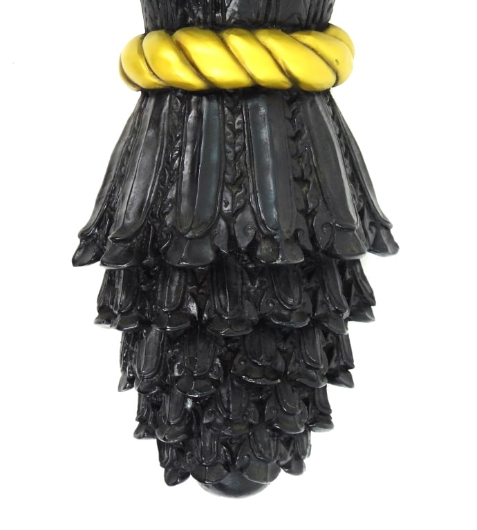 Antique Bronze Palm Wall Sconce - 3