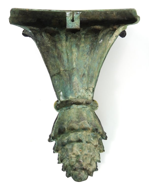 Antique Bronze Palm Wall Sconce - 5