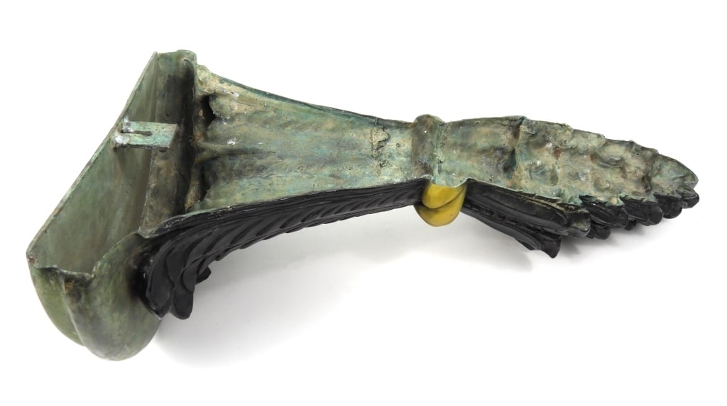 Antique Bronze Palm Wall Sconce - 6
