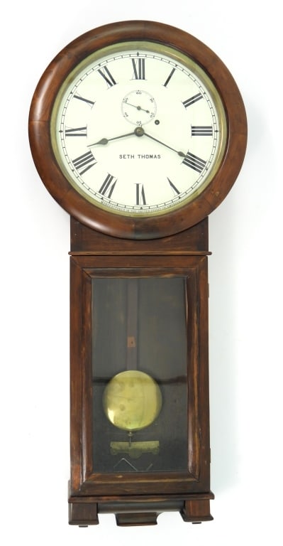 Seth Thomas Schoolhouse Regulator Clock - 2