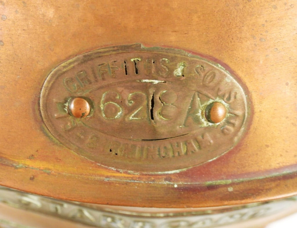 Large Copper Starboard Nautical Lantern - 3