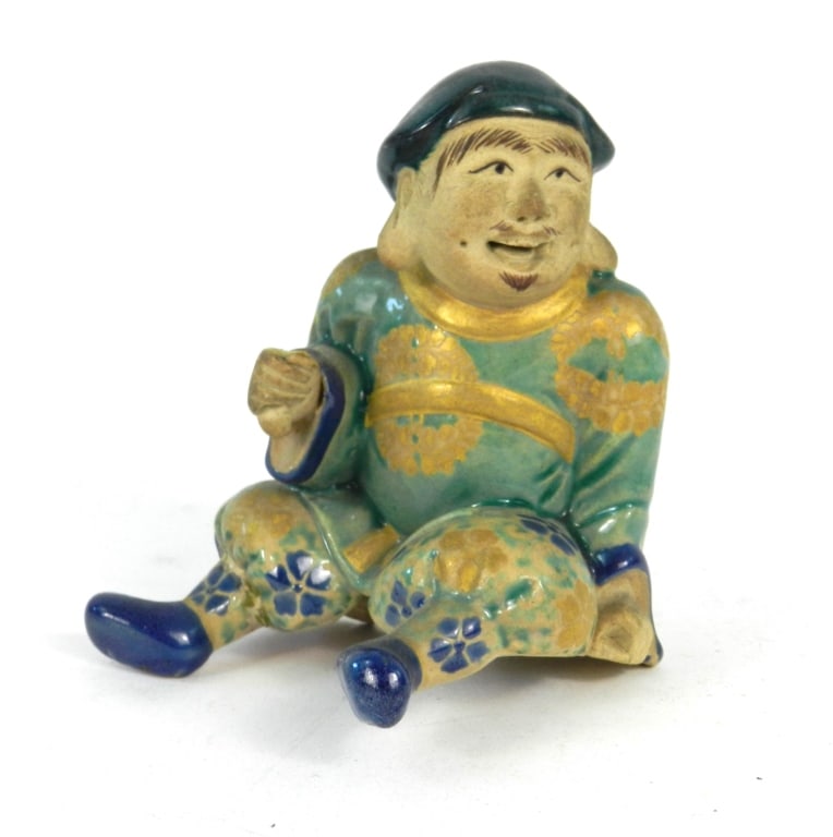 5PC Asian Vases & Other Items - 11