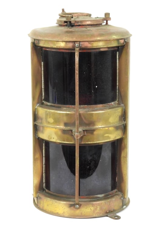 Vintage Double Red Lens Navigation Light (1 of 6)
