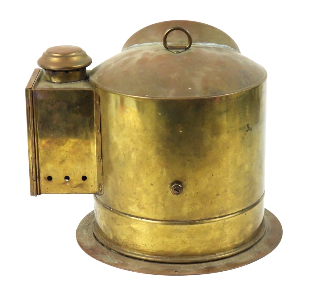 Brass Binnacle Compass W-Housing - 4