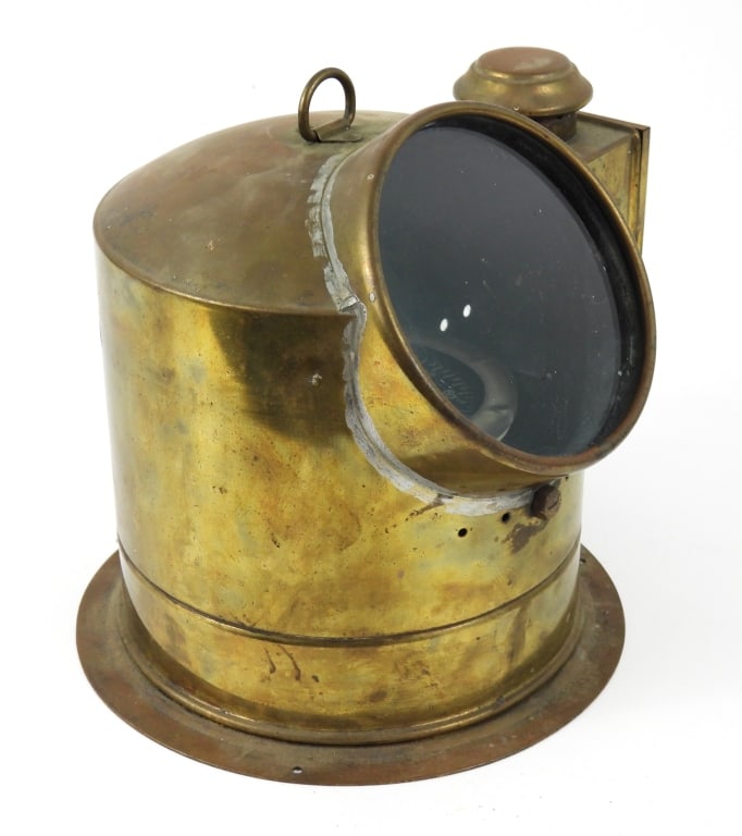 Brass Binnacle Compass W-Housing - 5