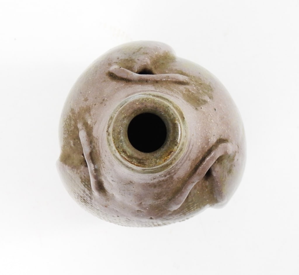 Unusual Small Studio Art Stoneware Jug - 4