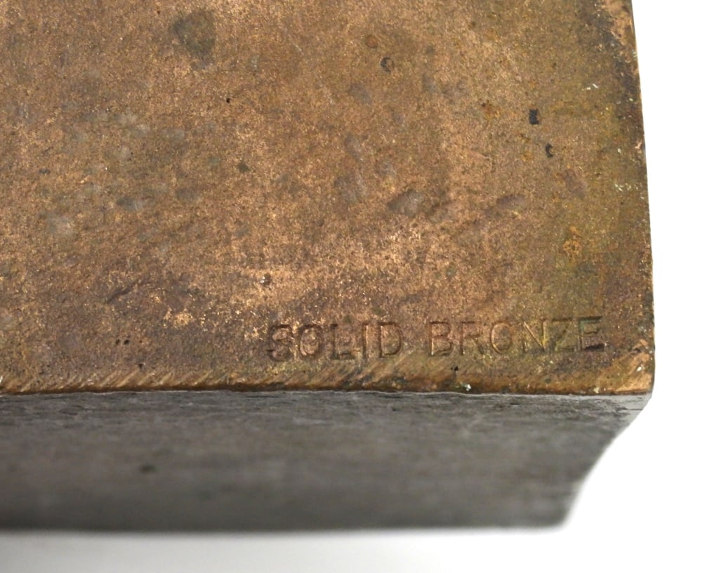 Pr. Bronze Buffalo Hunt Book Ends - 6