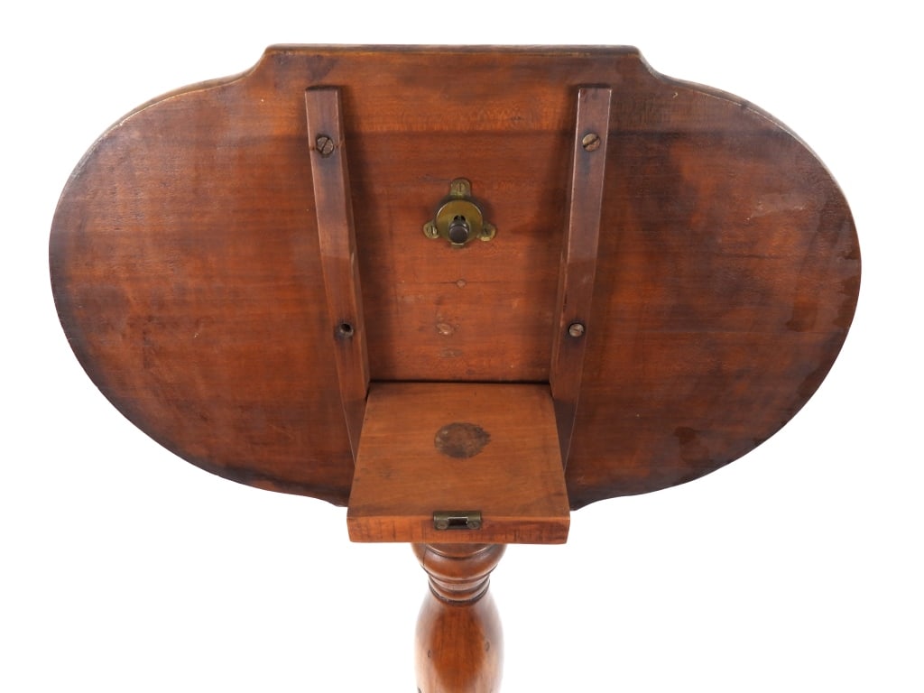 19th-C Tilt Top Candlestand Table - 5