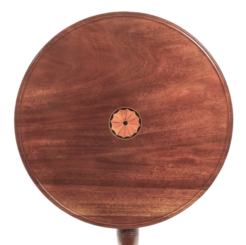 Bench Made Chippendale Style Tilt Top Table - 3