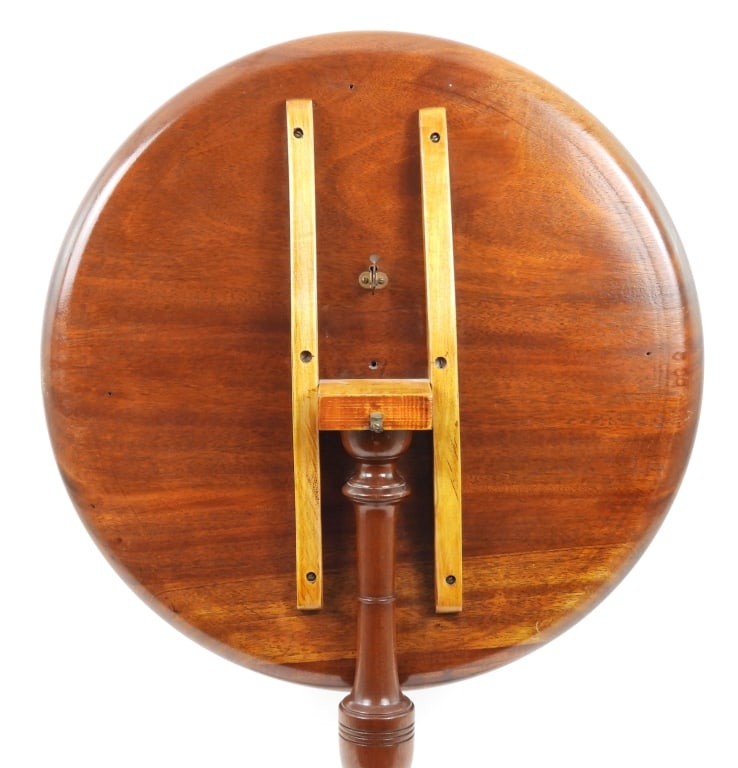 Bench Made Chippendale Style Tilt Top Table - 8