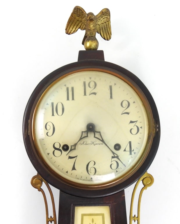 Nautical Scene New Haven Banjo Clock - 2