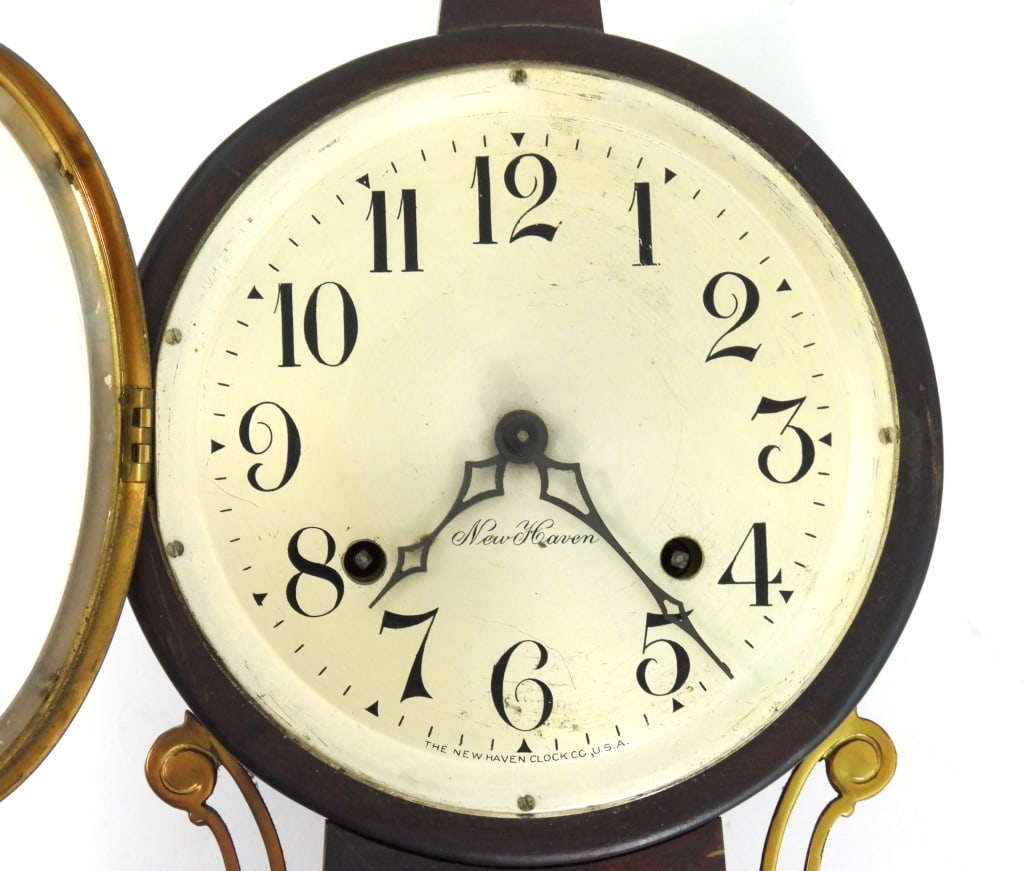 Nautical Scene New Haven Banjo Clock - 3