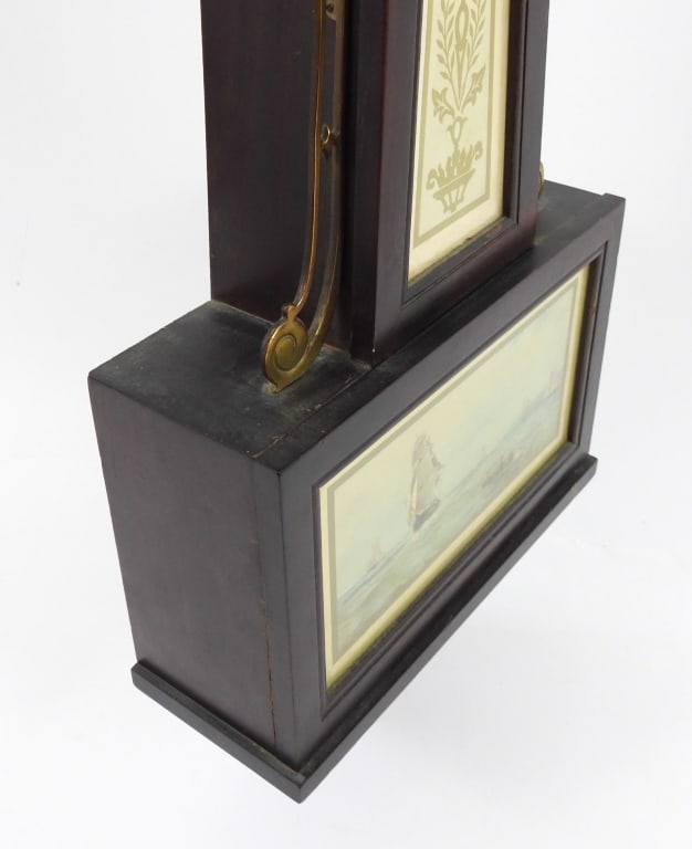Nautical Scene New Haven Banjo Clock - 8