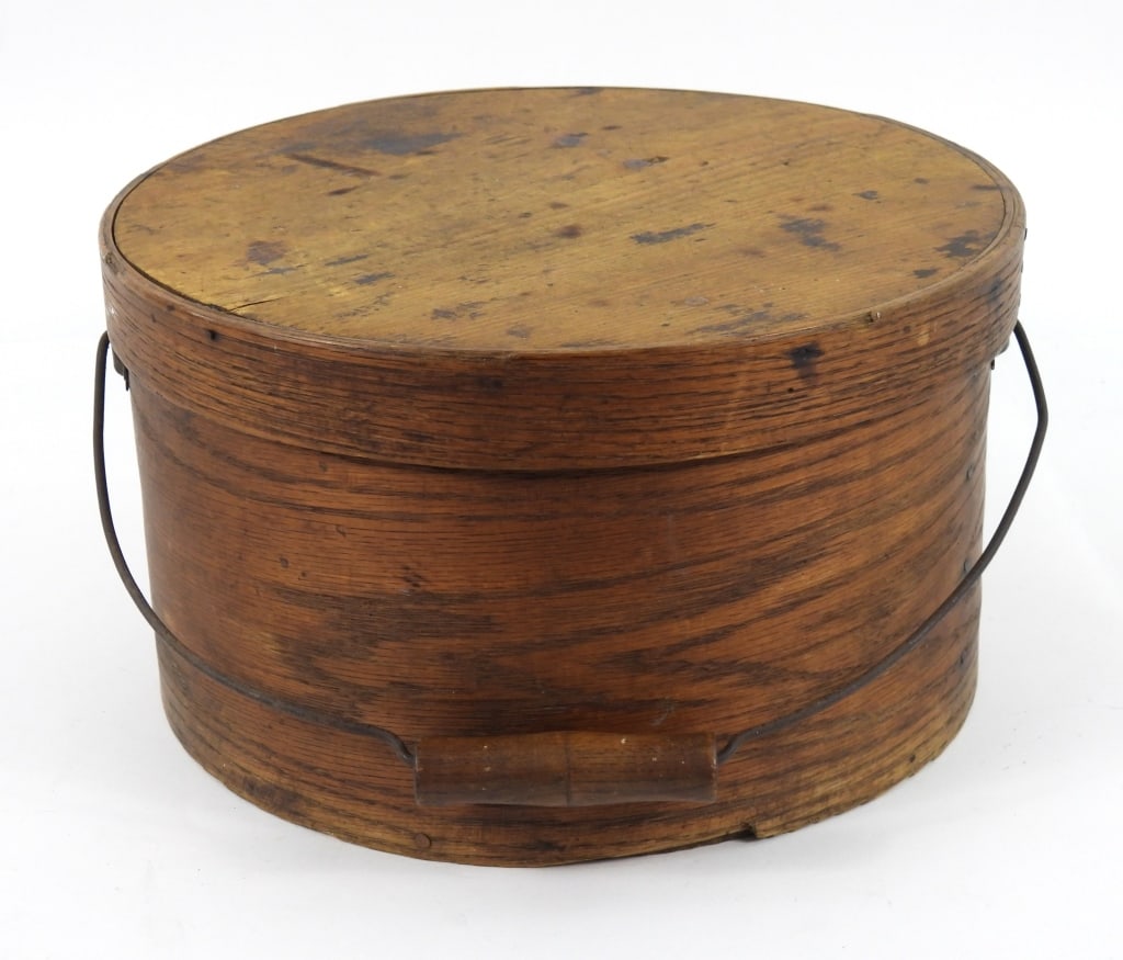 Large 19th-C Bent Oak Pantry Box - 2