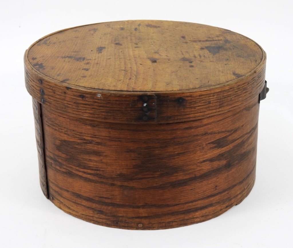 Large 19th-C Bent Oak Pantry Box - 4