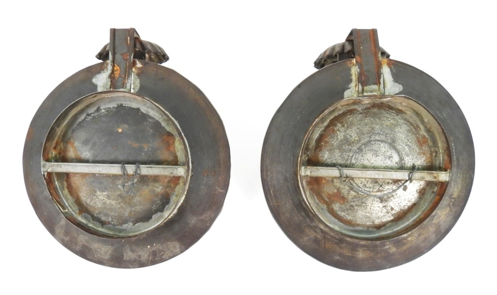 Antique PR. Sipder Web Pattern Mica Sconces - 5