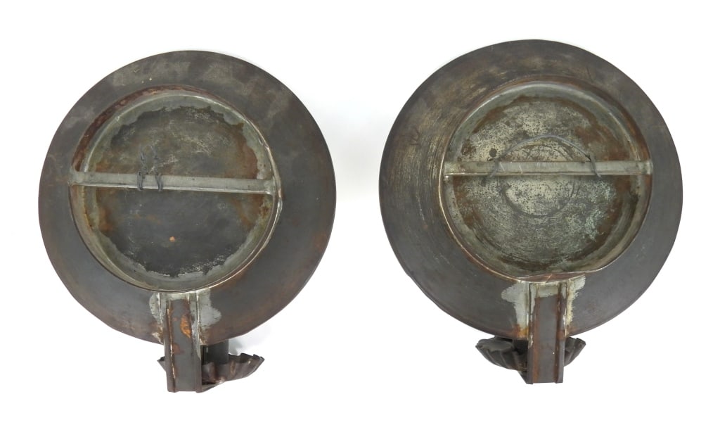 Antique PR. Sipder Web Pattern Mica Sconces - 6