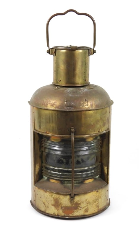 Vintage Brass Nippon Sento Ship Lantern (1 of 8)