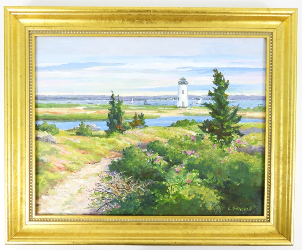 Seascape Painting SIgned Sinacola (1 of 4)