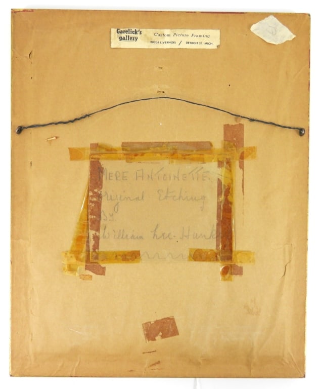 William Lee Hankey Framed Etching - 4