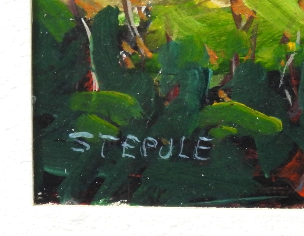 Signed Charles Stepule Landscape Painting - 7