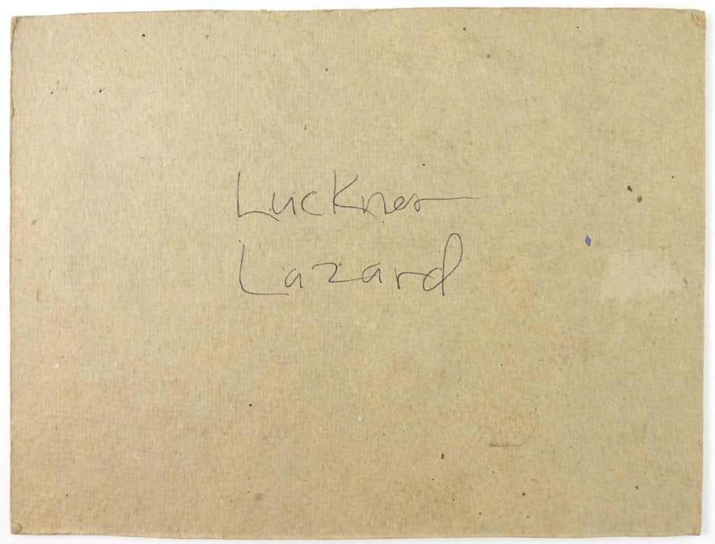 Small Signed Lazard Abstract Painting - 3