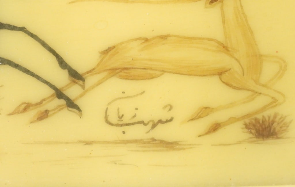 Persian Miniature Bone Painting - 3