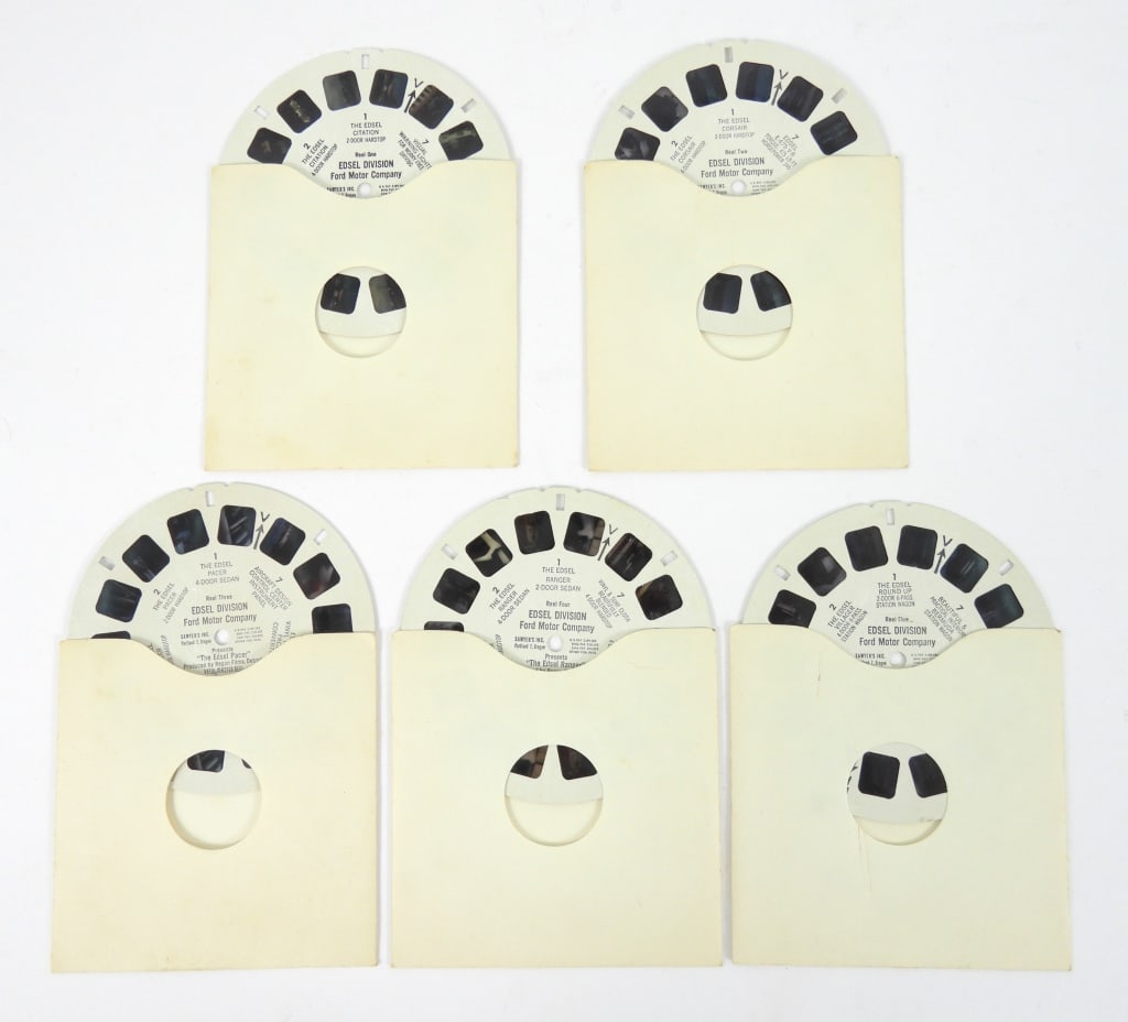 1957 Ford Edsel Promotion View Master Set - 2