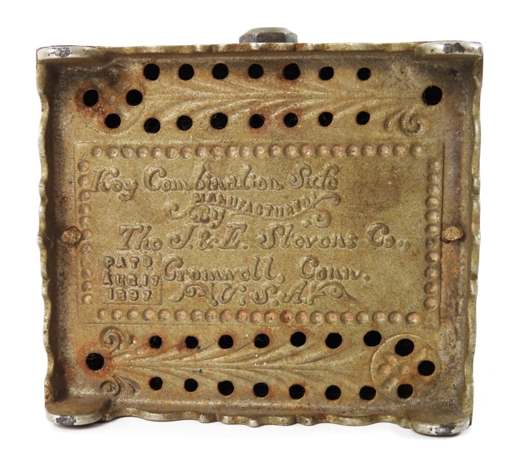 Two J & E Stevens Co. Safe Banks - 5