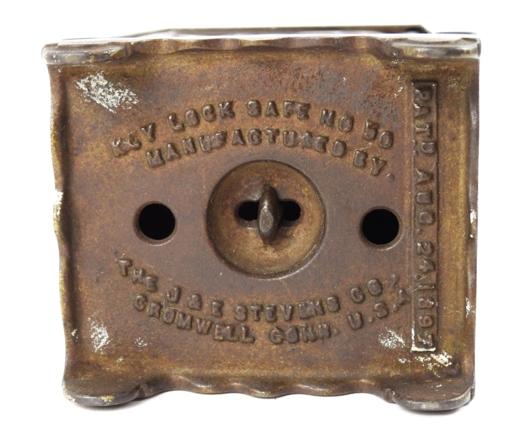 Two J & E Stevens Co. Safe Banks - 9