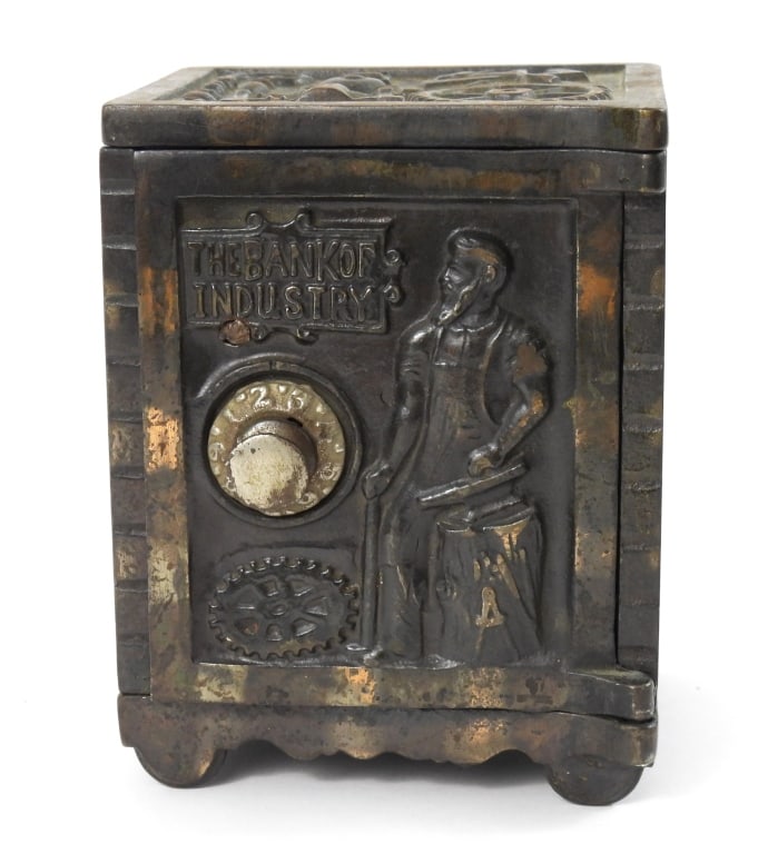 Two Cast Iron Safe Banks - 2