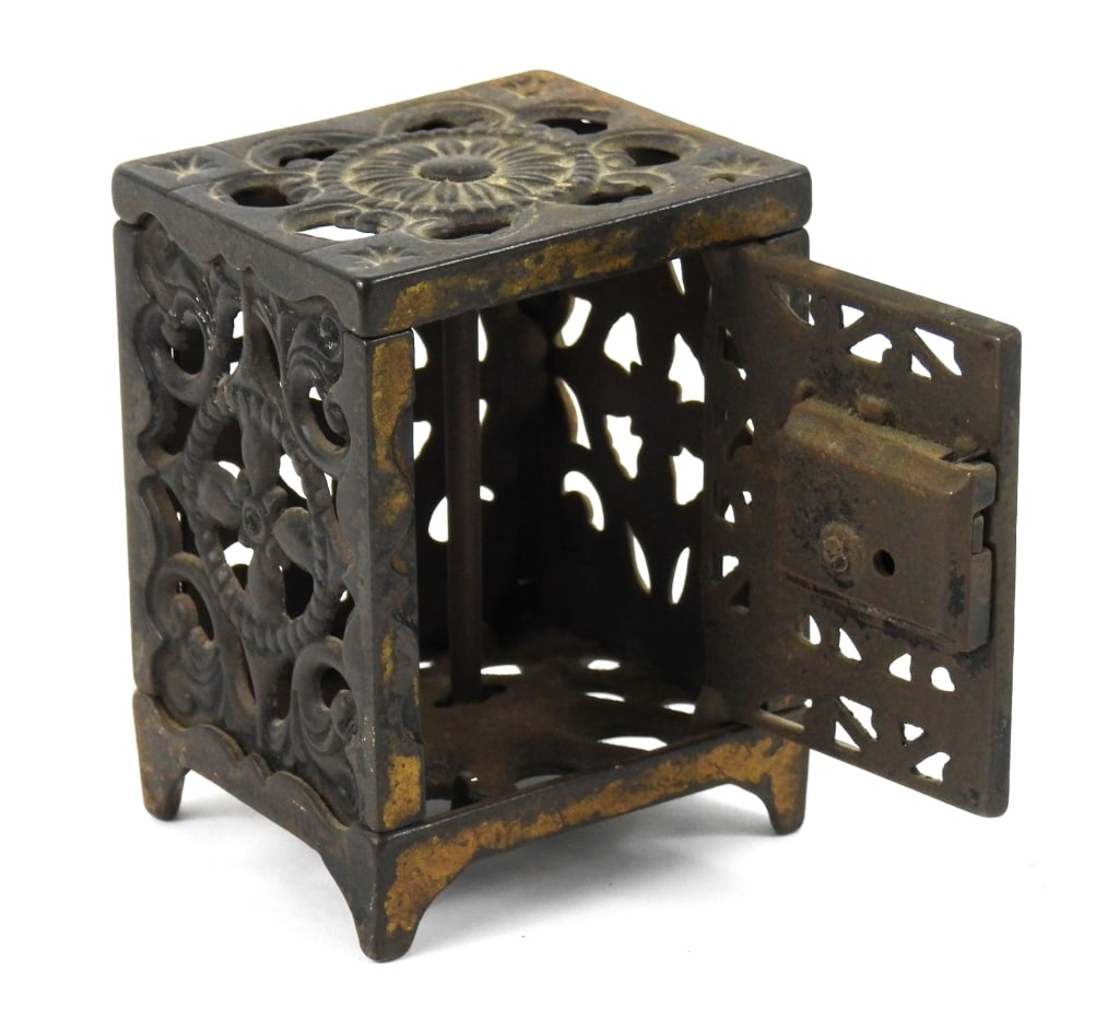 Two Cast Iron Safe Banks - 8