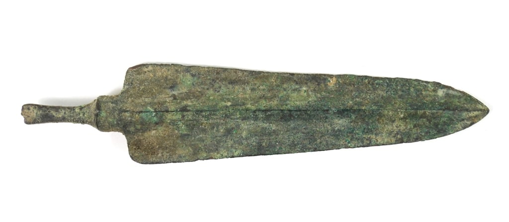 2 Ancient Mid Rib Bronze Points - 2