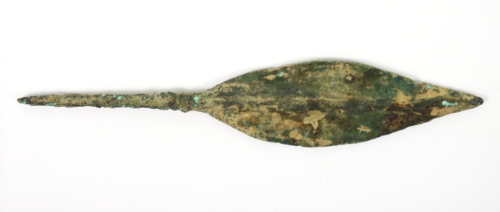 2 Ancient Mid Rib Bronze Points - 4